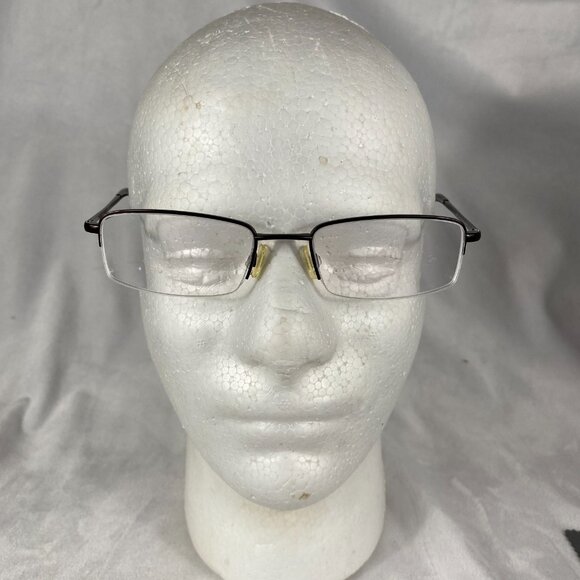 Warby Parker Ramsay 2203 Brown Half Rim Eyeglasses Frames 54-20-145 UNISEX - Picture 1 of 11